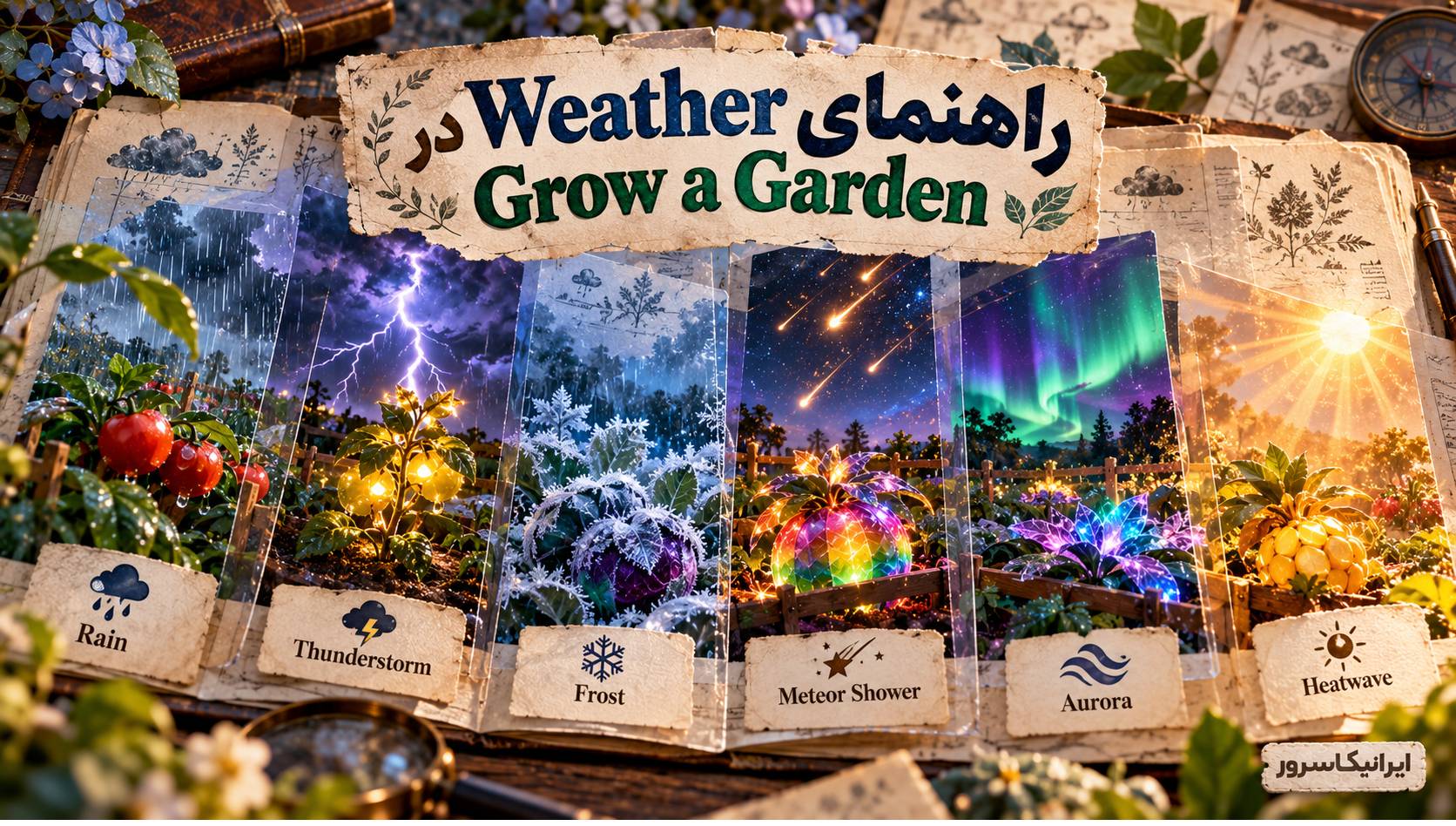بهترین آب‌وهواها در بازی Grow a Garden روبلاکس؛ راهنمای کامل